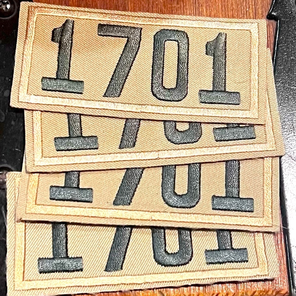 Boy Scout Troop 1701 patches, lot of 4. Brand new, embroidered